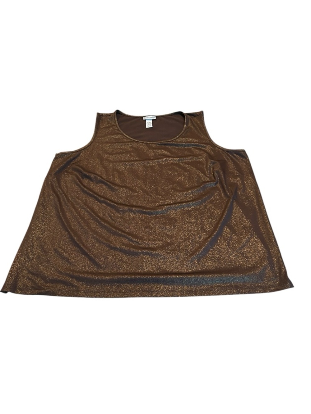CATHERINES brown Shimmer Tank